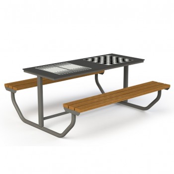 Masa de sah si table cu bancute GBT05