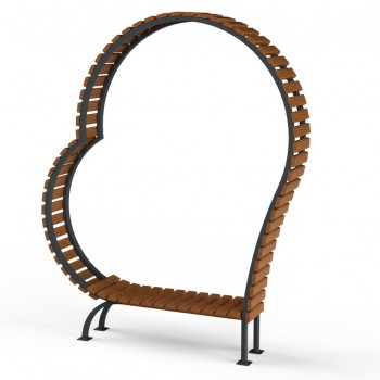 Pergola in forma de inima P07