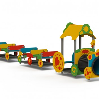 Structura tematica de joaca, Trenulet cu locomotiva TP02 Structura tematica de joaca, Trenulet cu locomotiva TP02