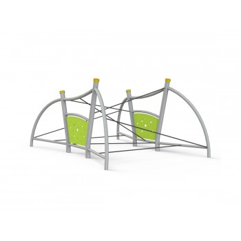 Echipament de catarare si echilibru - Trecerea peste franghii fara a le atinge prin sarituri sau aplecari UJ06